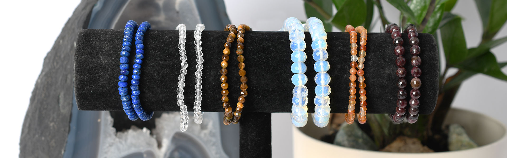 Facettierte Armbänder