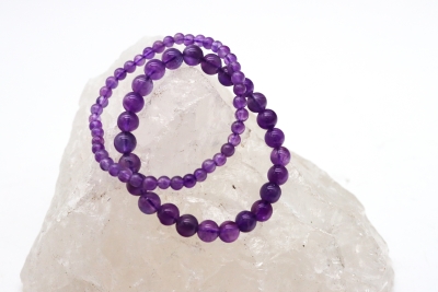 Amethyst Kinder-Kugelarmband