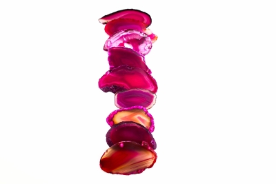 Agate Slices pink 30 - 60 mm