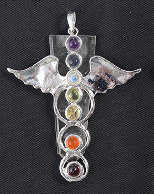 Chakra Anh�nger Mineralienspitze 