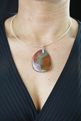 Versteinertes Holz Wave Shape