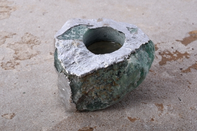 Aventurin galvanisiert Teelicht