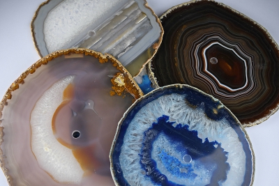 Agate Clock Slices