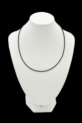 Turmalin (Sch�rl) Kette facettiert