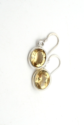 Citrin (gebrannt) Ohrringe