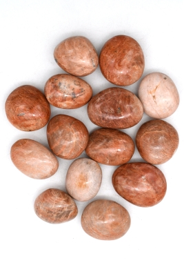 Mondstein apricot Trommelsteine Jumbo 2