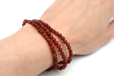 Carneleon sphere bracelet 4 mm