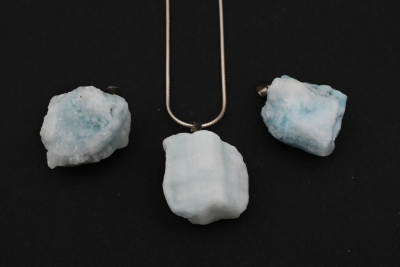 Aventurine raw stone pendant