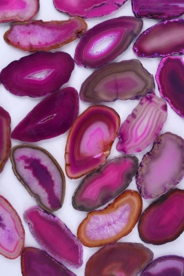 Agate Slices Pink