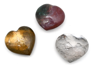 Ozean Jaspis Herz 80 - 100 mm