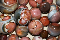 Polychrom Jaspis Kugeln