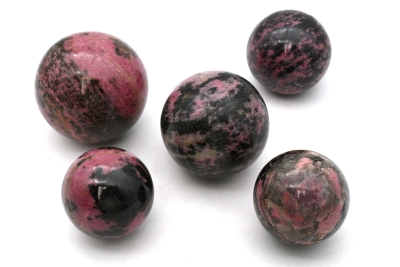 Rhodonite Spheres