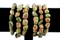 Unakit Trommelstein Armband