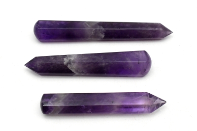 Amethyst Massage Sticks Faceted
