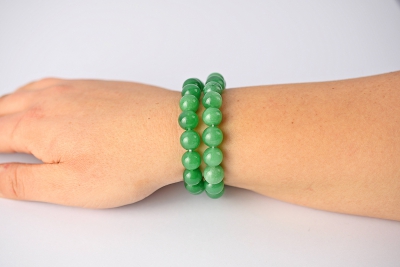 Aventurin Kugel Armband 10 mm