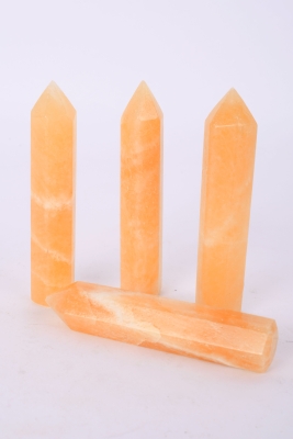 Orangen Calcit Spitzen klein