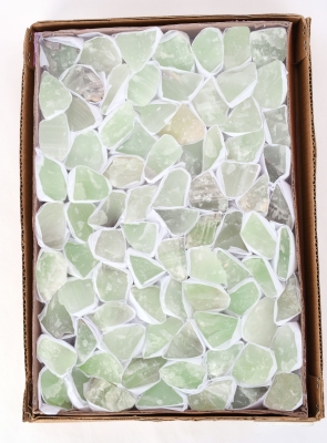 Calcit Apfelgr�n Box