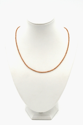 Hessonit Kette facettiert hell