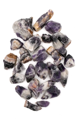 Chevron Amethyst roh