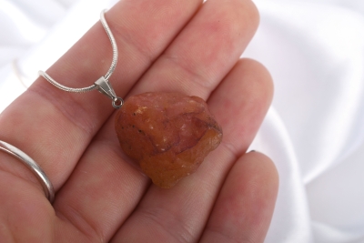 Carneol Rohstein Anh�nger