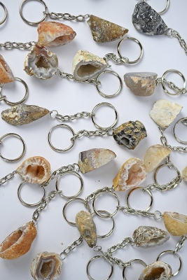 50 keychain agate geodes