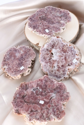 Pink Amethyst Scheiben Gr��e L