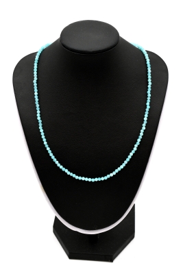 Amazonit Kette facettiert