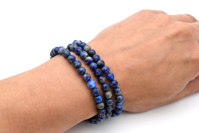 Lapis Lazuli Kugelarmband 6 mm