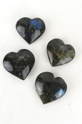 Labradorit Herz 60 - 80 mm