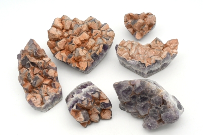 Amethyst Stufe polierter Rand