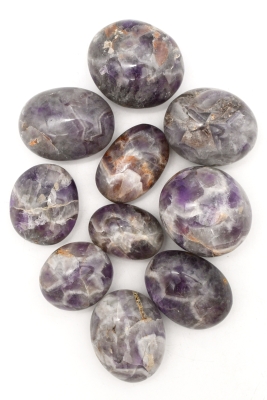 Amethyst Chevron Trommelsteine Jumbo