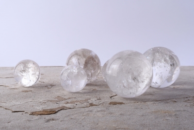 Bergkristall Kugeln