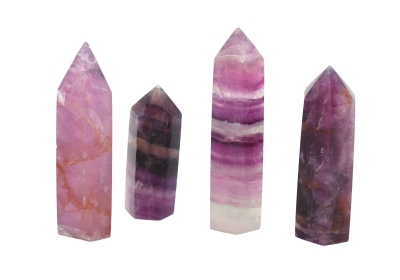 Fluorit Spitzen lila