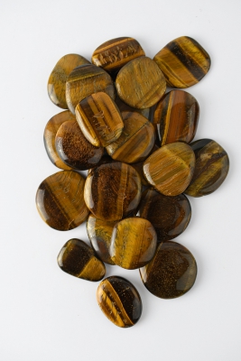 Tigerauge Scheibensteine