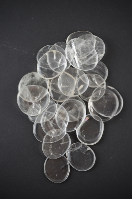 Bergkristall Scheibensteine