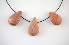 Printstone Drop Shape gebohrt 5-er Set