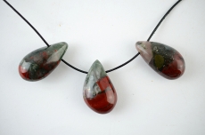 Vulkan Jaspis Drop Shape 5-er Set