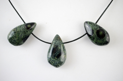 Eldarit Drop Shape gebohrt 5-er Set