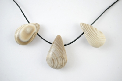 Flint Drop Shape gebohrt 5-er Set