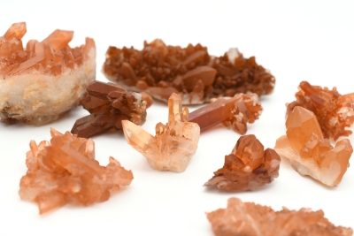 Tangerine (Mandarinen) Quarz Stufen