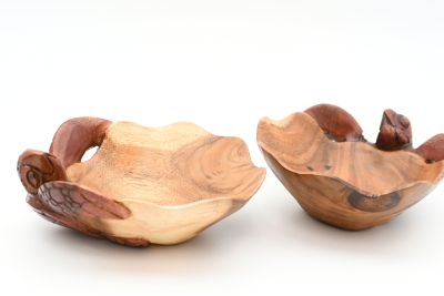 Holz Schale Schildkr�te Gr. S