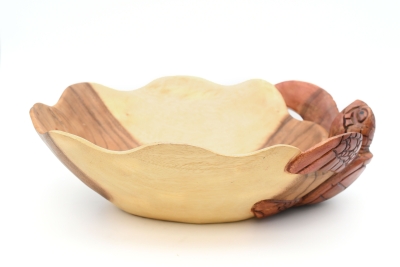 Holz Schale Schildkr�te Gr. L