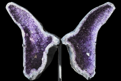 Amethyst Fl�gelpaar 136,5 kg