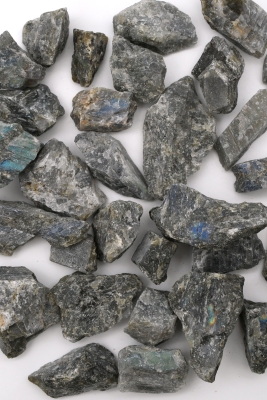 Labradorit blau Rohsteine