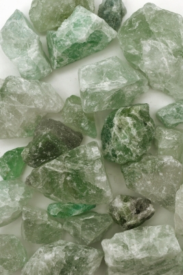 Fluorit gr�n Rohsteine China