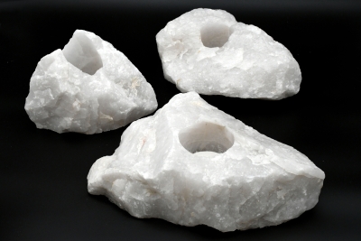 Clear Quartz Raw with drilling Hole