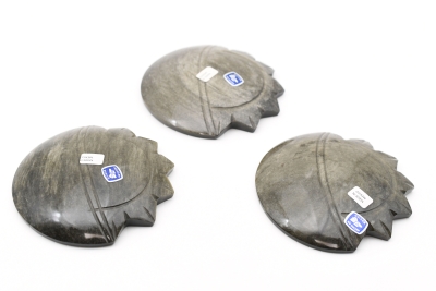 Obsidian Gold Sonne Mond Form