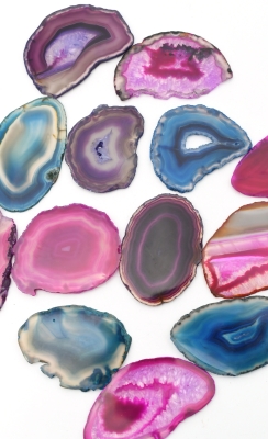 Agate Slices Mix 70 - 90 mm