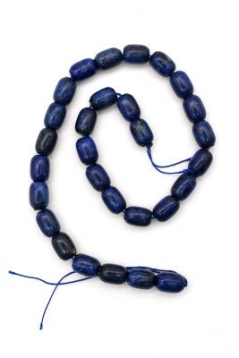 Chain strand Lapis Lazuli oval coloured