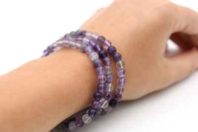 Fluorit Kugelarmband 6 mm